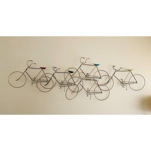 CURTIS JERE BICYCLE WALL SCULPTURE METAL WORK MODERN VINTAGE HANDMADE RARE